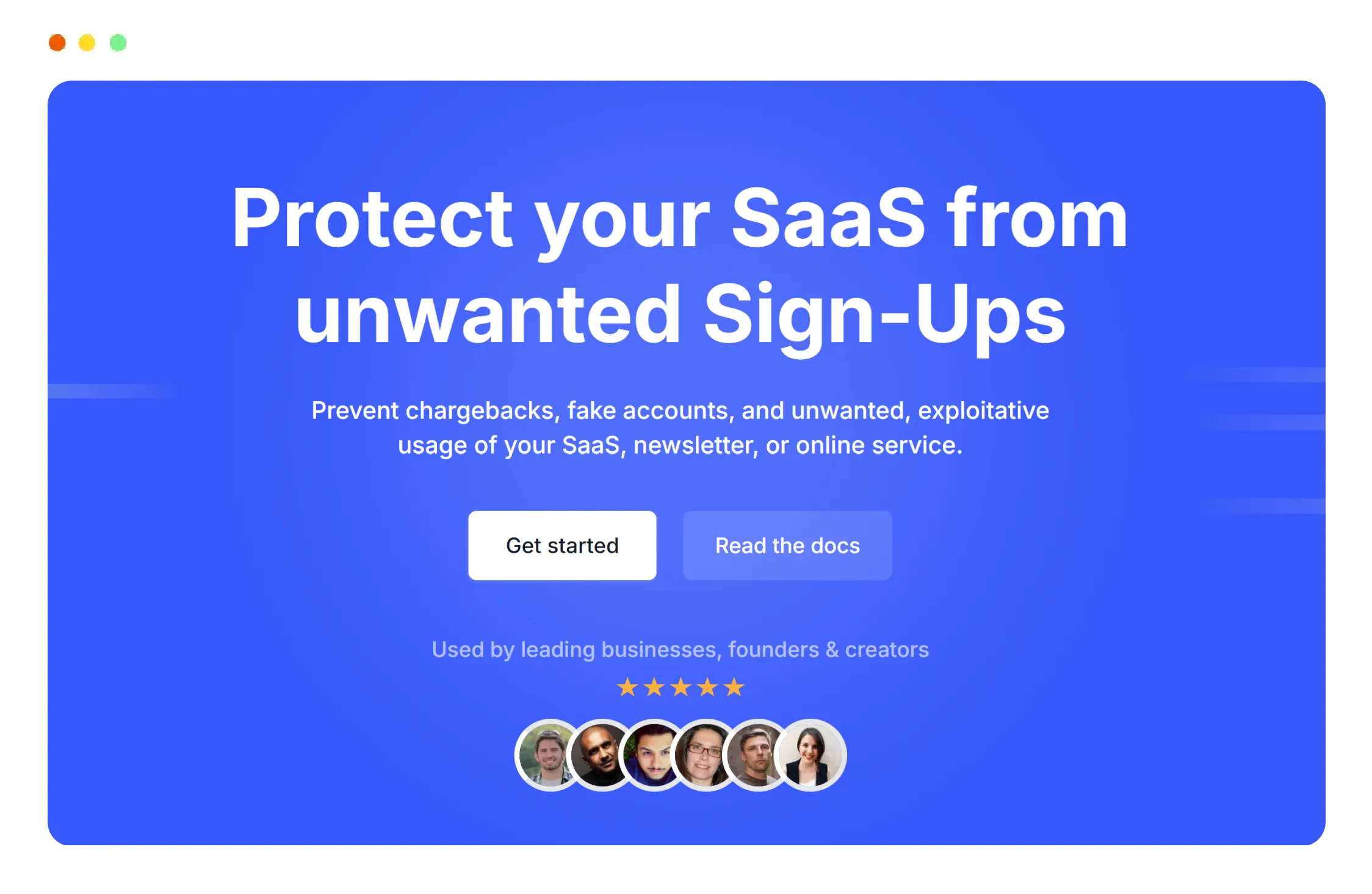 SignupGate product interface
