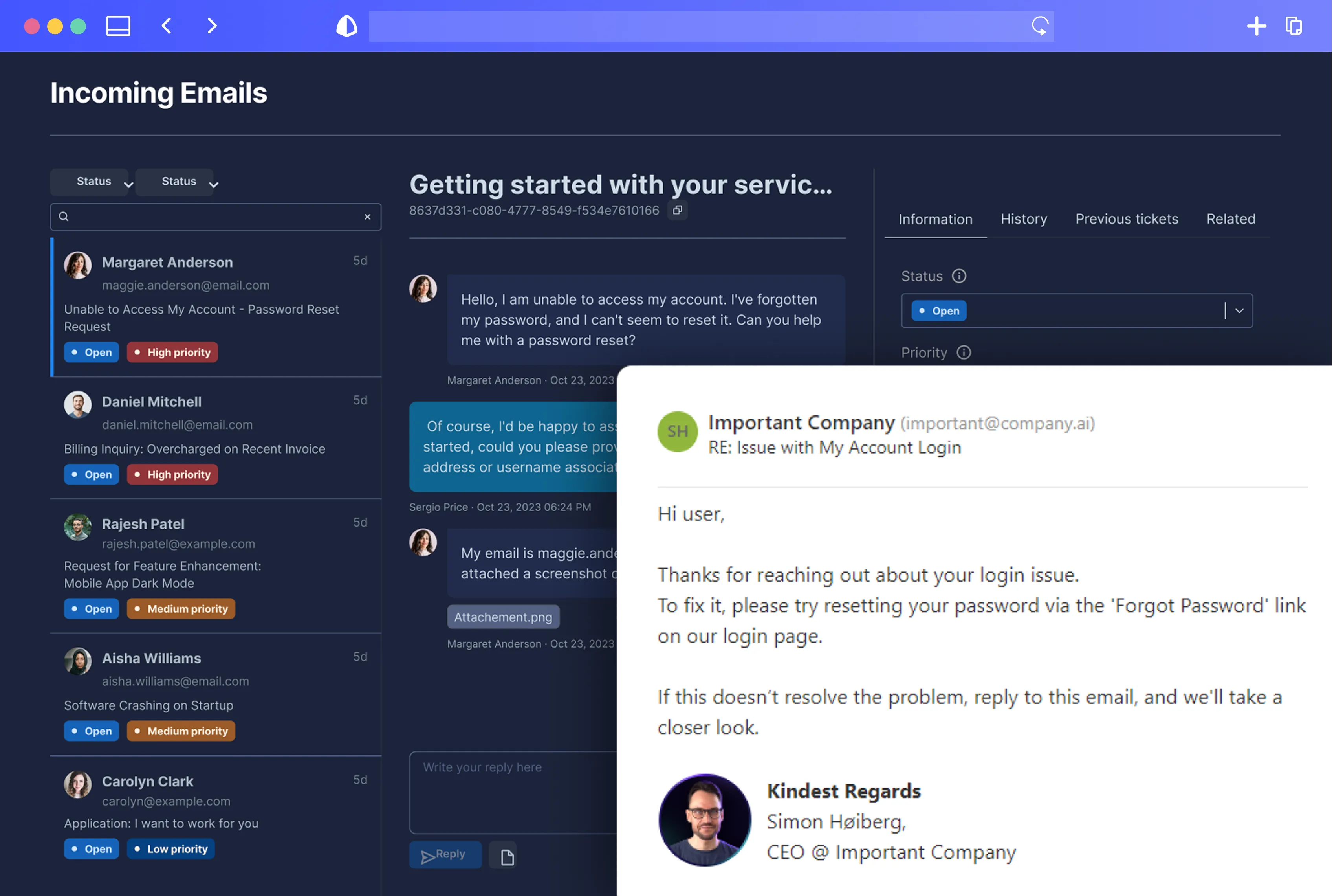 FounderStack product interface 9